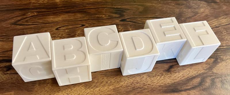 Baby Blocks with Letters and Numbers