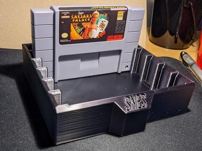 SNES Game cartridge storage