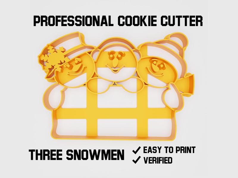 Snowmen Cookie cutter