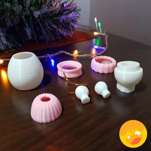 customizable snowman - decorative Christmas ornament
