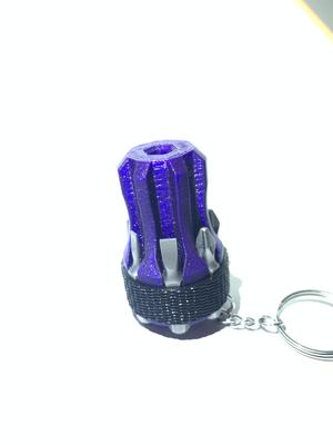 Knurled ring for bit holder