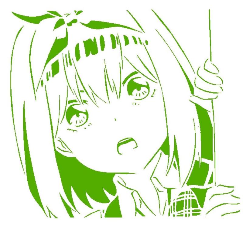 Yotsuba Nakano stencil 2