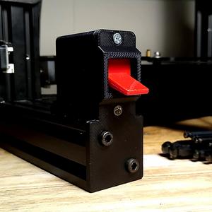 IBM PC style power switch mount