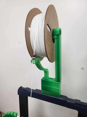 Portable Overhead Filament Spool Holder and Guide   