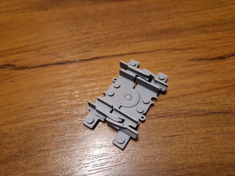 LEGO flexible train track rail   