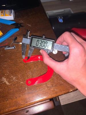 PVC pipe holder (1/4 inch bolt)   
