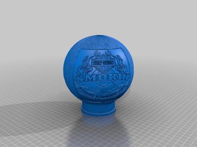 Harley Davidson Moon Litho