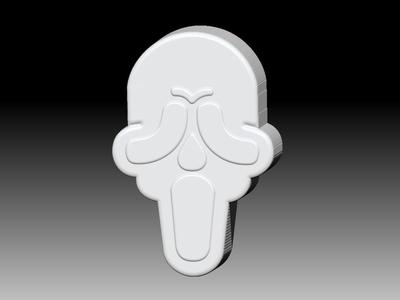 GHOST FACE SOLID SHAMPOO AND MOLD FOR SOAP PUMP