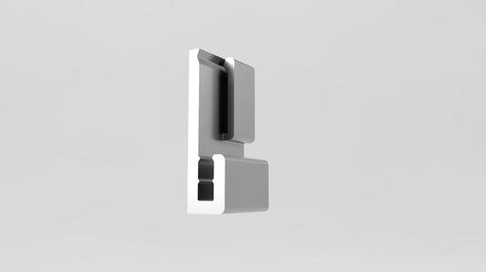 LED Strip Holder with Cable Clips