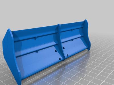 Wltoys 124019 3 element rear wing