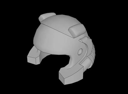 Lego Compatible (30325.dat) Minifig Helmet Mining   