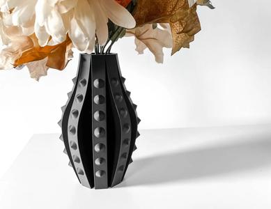 The Kinde Vase, Modern and Unique Home Decor for Dried and Preserved Flower Arrangement  | STL File   