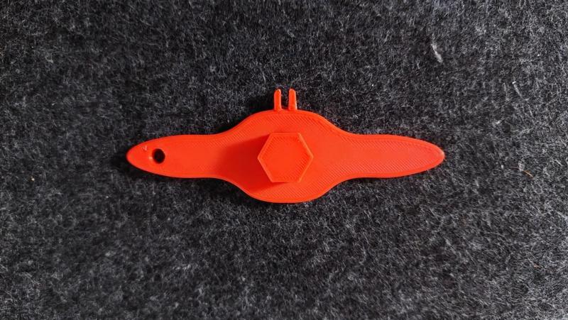 Griff für Überlaufrohr-Schlüssel   