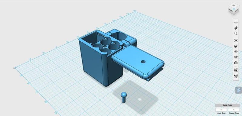 Boite a piles détecteur de métaux   