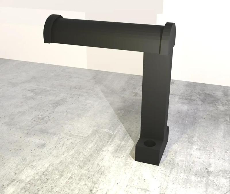 Simple spool holder for 2020 extrusion   