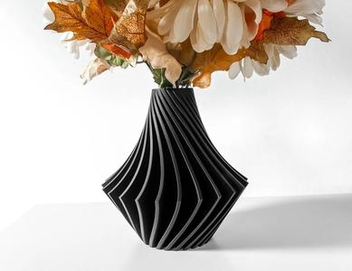 The Vamio Vase, Modern and Unique Home Decor for Dried and Preserved Flower Arrangement  | STL File   