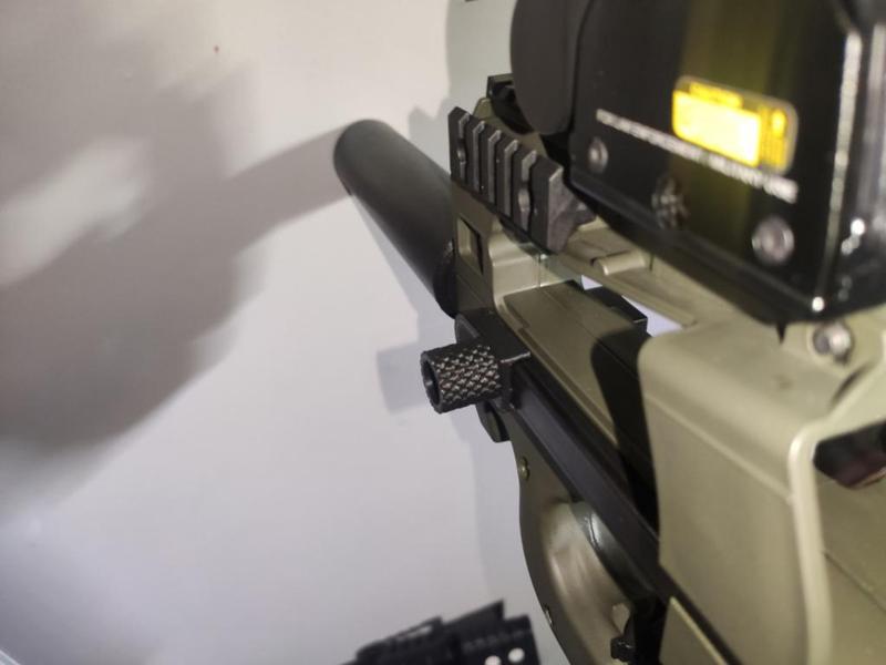 P90/PS-90 Extended Knurled Charging Handle