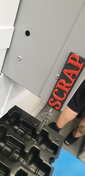 Scrap key label