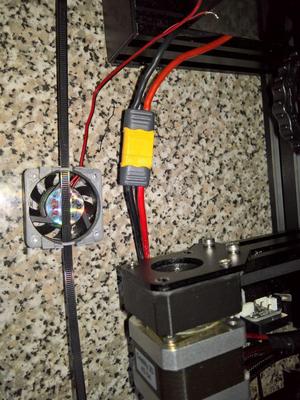 Adapter for fan on nema motor 17