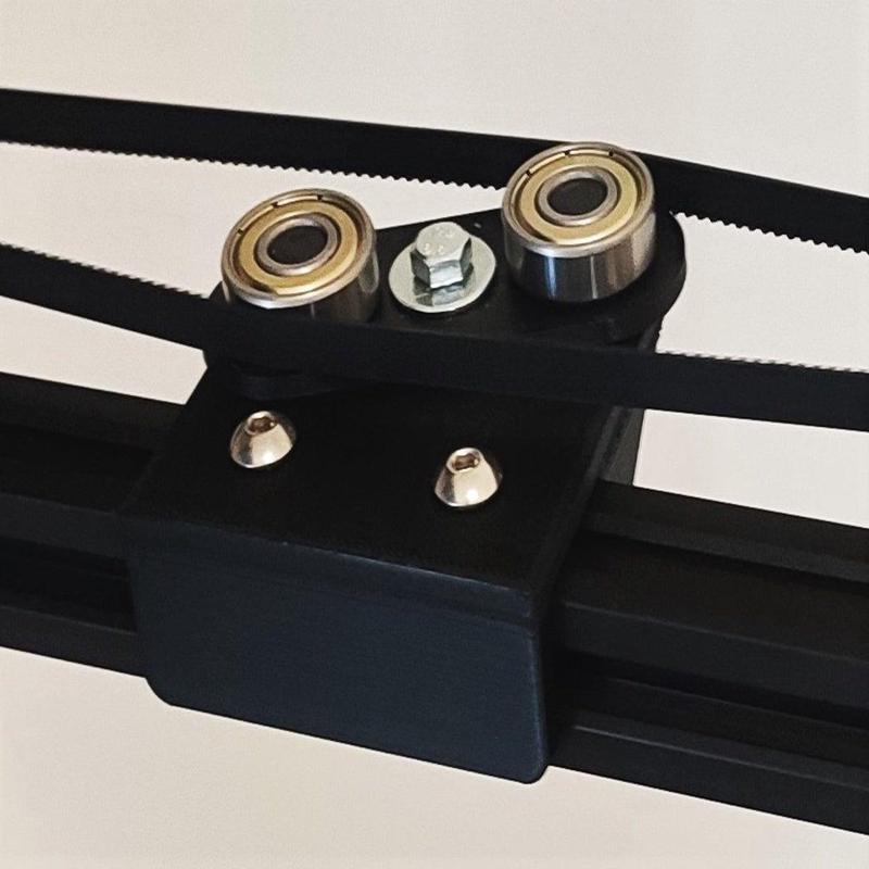 Adjustable Z-synchro belt tension support with ball bearing CR10 S PRO