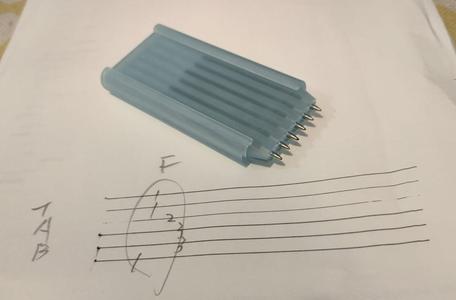 Ballpoint pen for Guitar TAB(6 & 8 strings)
