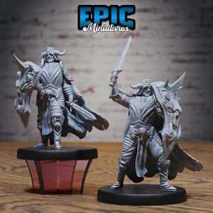 Hunters Guild Drake Knight Set ‧ DnD Miniature ‧ Tabletop Miniatures ‧ Gaming Monster ‧ 3D Model ‧ RPG ‧ DnDminis ‧ STL FILE