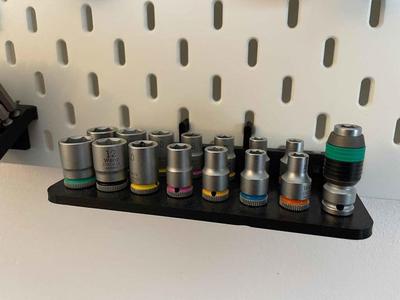 ikea skadis wera socket holder