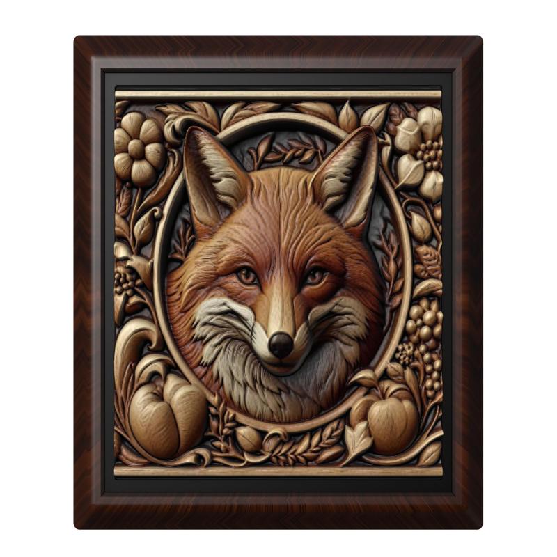 Fox animal wall art relief wall decor