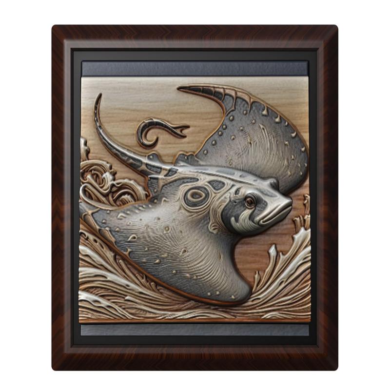 Stingray animal wall art relief wall decor