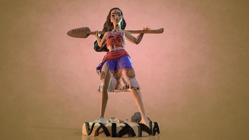 Figurine Vaiana Moana - Disney anime figurine