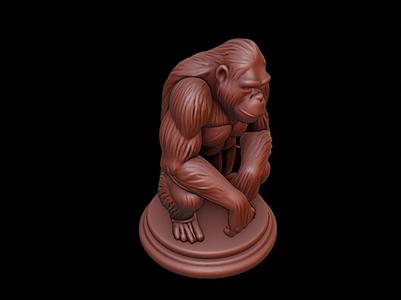 Orangutan Animal Figure Printable