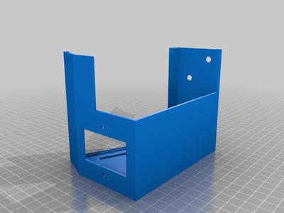 Ender 3 PRO LCD Cover with rear-mount switch and power socket