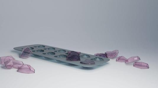 Diamong Heart Shaped Ice Mold