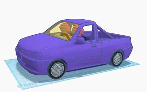 406 PickUp ( PLAYMOBILE SIZE ) UNIQUE DESIGN
