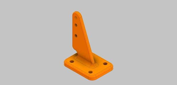 Aileron rudder lever 31mm  S Bach 1400 wingspan.