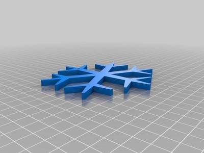 snowflake 10cmx10cm