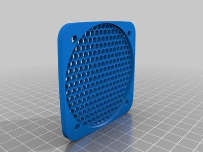 66mm (2.5 inch) speaker grill using M3 bolt
