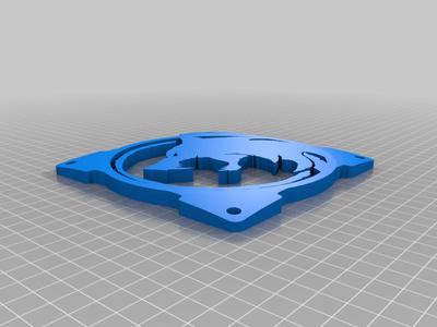 140mm witcher wolf fan grill