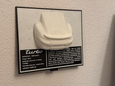 Porsche 911 Turbo (2016) Wall Art