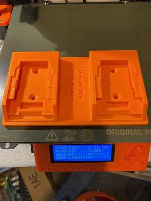 Dewalt 20V Battery Holder Double Wall Mount
