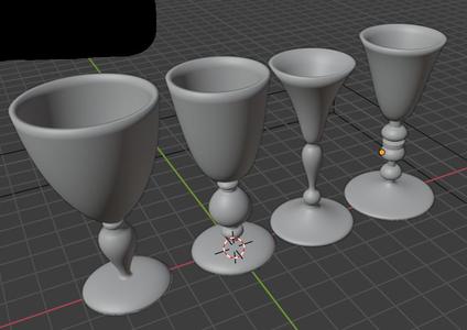 Glass collection IV 1:3 scale
