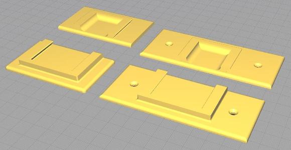 Sliding wall mount hook for 