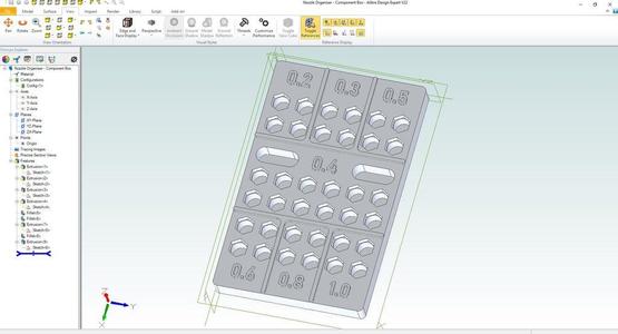 Component Box Nozzle Organiser