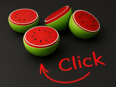 Fidget Clicker - Watermelon 