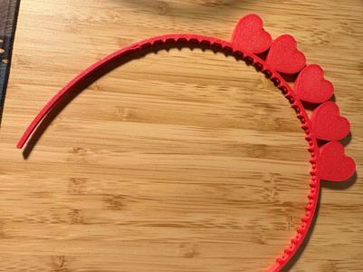 Valentines headband