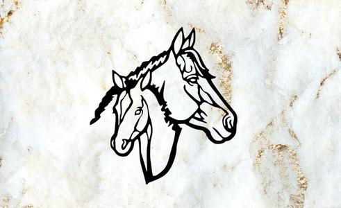 horses wall decoration wall decoration wall art mascot picture wall art
