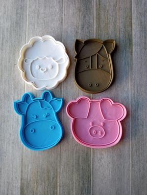 FARM ANIMALS COOKIE CUTTER