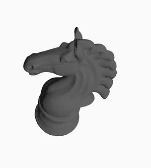 Mould horse bust (PLA FLEXIBLE)