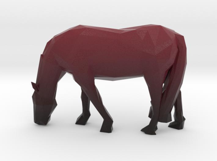 Low Poly Grazing Horse