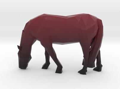 Low Poly Grazing Horse